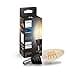 Philips Hue Filament Candle White Ambiance LED Smart Light Bulb [E14 Small Edison Screw], for Indoor Home Lighting. Bedroom, Livingroom and Dining - 1