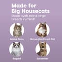 Iris Ohyama, Bandeja de Arena Extra Grande para Gatos, Caja de Arena XL, Gris, Bandeja de Lados Altos, Lados extraíbles, a Prueba de Fugas, fácil Limpieza, para Gatos Adultos Grandes, Dos Animales - 4