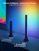 Govee RGBIC LED Lightbar, TV Hintergrundbeleuchtung für 45-70 Zoll, LED TV Backlights Funktioniert mit Alexa, Steuerbar über App für Gaming Deko, 3 Platzierungsoptionen, Schwarz, 38x3x4cm (LxWxH) - 6