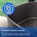 Philips 4000 Series Stacked Dual Basket Airfryer 10L – RapidAir Technology, Sync Finish, 2 Meals at Once, 45% Less Countertop Space, PFAS-Free Ceramic Coating, Easy View Windows (NA460/09) - 13