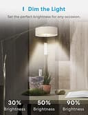 Meross 2PCS Smart Lampadine Alexa LED con dimmerabile bianco caldo Vintage Edison E27, Lampadine Wifi 9W(equivalente a 60W )Compatibile con Apple HomeKit Siri, Alexa, Google Assistant & SmartThings - 4