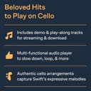 Taylor Swift - Selections from Midnights &: The Tortured Poets Department Cello Play-Along Book with Online Audio - 4