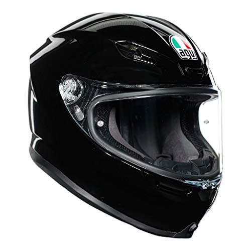 AGV K6 Negro Brillante Casco Integral De Moto Talla S