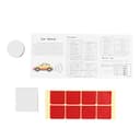 Qiilu Sensori Parcheggio Auto 65dB Retromarcia per Auto Parcheggio Posteriore Kit 4 Sensori con Suono di Allarme di Assistenza Al Parcheggio Intelligente Kit Allarme - 6