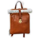 Alma Milano - AM0603 Zaino Pelle Donna in Cuoio, Completo e Sicuro con Scomparti Intelligenti, Backpack Donna Cuoio 100% Made in Italy, Zainetto Donna in Cuoio Artigianale Toscano, Zaino Daily-Life - 1