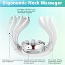 Massaggiatore Cervicale Collo, 5 Modalità 15 Livelli Elettrico Sollievo dal Dolore al Collo, Ricaricabile Neck Massager con Terapia Calore 42°C Massaggiatore Collo e Spalle per Domestico, Ufficio - 6