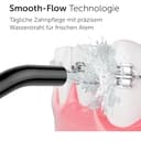Wondersmile Munddusche PRO - Testsieger 2026 - TÜV SÜD-geprüft - 100 Tage risikofrei testen - SmoothFlow-Technologie für optimale Zahn- & Zahnfleischpflege - 5 Modi - PowerAkku 30 Tagen Laufzeit - 8