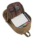 Seemeroad Mochila de Lona Vintage, Mochila Ligera y Casual, Mochila para Portátiles y Escuela, para Hombre y Mujer (Marrón) - 5