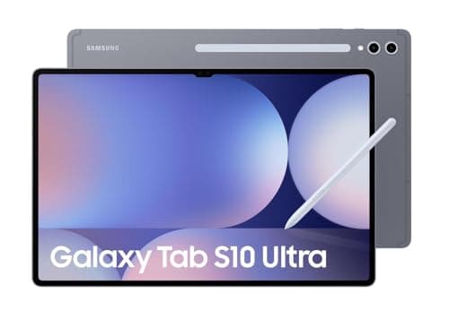 Samsung Galaxy Tab S10 Ultra Tablet Android 14 512 GB 36,99 cm 14.6" Dynamic AMOLED 2X 2960 x 1848 microSD-Steckplatz Mondsteingrau [Version Polnische]