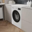 LG F4A1009NWK - Lavadora, 9 kg, 1400 rpm, Carga Frontal, 8 Programas, Programa Rápido y Programa Lavado a Mano, Fondo Especial Reducido, Display LED, Serie 100, Color Blanco - 9