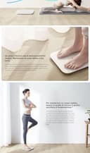 Mi Smart Scale 2, Bilancia Pesa Persona Digitale impedenziometrica Diagnostica Bluetooth Digitale con 13 parametri di composizione corporea, App per IOS e Andriod, bianco(versione italiana) - 2