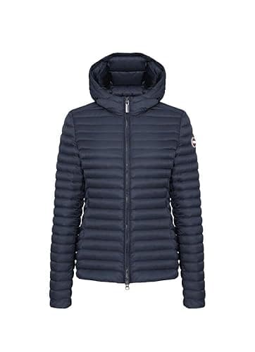 Colmar Originals Daunenjacke, leicht, blau, mit Kapuze, Größe 42