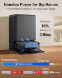 ECOVACS DEEBOT T90 PRO Omni Robot Vacuum and Mop,30,000Pa Blast Suction,OZMO Roller 3.0 Mopping,ZeroTangle 4.0,Hot Water Wash & 145°F Air Dry, AI Obstacle Avoidance (With 2L Cleaning Solution) - 5