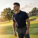 Calvin Klein Mens Campus Polo Shirt - Navy - XXL - 3