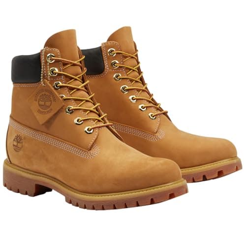 Timberland 10061 Wheat Nubuck Premium Men's Waterproof Boots, 6 Inch, Wheat Tb110061713