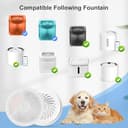 10 filtri per fontana per gatti, filtro Unit 3.0, resina e carbone attivo per gatti compatibili con Everweet Solo/Solo SE/Solo 2/3 Pro/3/2s fontana per gatti (10 filtri di ricambio + 10 spugne - 2