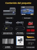 GKU Dashcam Cámara Coche 4K+1080P, 5GHz WiFi Dash CAM Coche con Tarjeta SD de 64GB,Camara Coche Grabadora,170° Gran Angular,Visión Nocturn,WDR,Sensor G,Monitor de Aparcamiento,Grabación de Bucle - 9