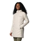 Columbia Heavenly Long Hooded Jacket Chaqueta Acolchada con Capucha, Gris Oscuro, XL para Mujer - 4