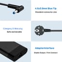 Neues 135W PC Netzteil für HP Spectre X360 15 16 Pavilion Gaming 15 16 15-ec0751ms 15t-df100 CTO Omen 15 17 Envy 13 14 Laptop Ladegerät L15534-001 TPN-DA11 TPN-CA13 19.5V 6.9A Netzkabel - 3