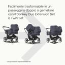 Bugaboo Donkey 5 Mono, Convertibile in un Passeggino Doppio Affiancato, Design Migliorato, Seduta Reversibile, Guida a una Mano e Archiviazione Espandibile, Graphite/Stormy Blue - 6