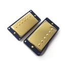 ProBucker Alnico - Juego de 2 pastillas Humbucker para pastillas Gibson Les Paul, pastillas de cuello y puente con terminales de conexión rápida de 2 conductores, arnés de cableado 2V2T, actualización - 5