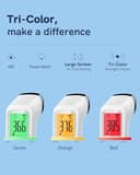 No-Touch Forehead Thermometer for Adults, Infrared Digital Thermometers for Kids, Touchless Baby Thermometer, Accurate Reading with LCD Display, Mute Mode, Memory Recall, Fever Alarm - 3