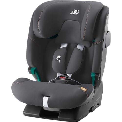 BRITAX RÖMER Seggiolino ADVANSAFIX 2 Z-LINE, per bambini da 76 a 150 cm (i-Size) con e senza ISOFIX, da 15 mesi a 12 anni, Midnight Grey