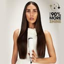 ghd Chronos Max - Wide Plate Hair Straighteners, 3X Faster Hair Styling in One Stroke for 90% More Shine, 2.5X Less Frizz Lasting 24hr, No Extreme Heat Damage, Ideal for Thick & Curly Hair, UK - White - 6