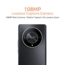 HONOR Magic 6 Lite Smartphone, 8 GB+256 GB, display da 6,78" anti-caduta a 120 Hz, tripla fotocamera posteriore da 108 MP, batteria super durevole da 5300 mAh, doppia SIM, Android 13, Midnight Black - 8