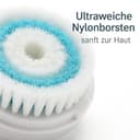 Ersatzbürstenköpfe kompatibel mit Clariso-nic Mia 1/2, Aria, Plus, Smart Profile – Sensitive & Deep Pore Gesichtsreinigungsbürsten – 4 Stück Nylon-Bürstenkopf für sanfte und porentiefe Reinigung - 5