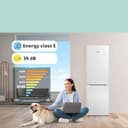 COMFEE' RCB169WH2(E) Frigorifero Combinato, 174L, Basso Gelo, Frigorifero Congelatore, Altezza 150 cm, Bassa Rumorosità 39 dB, Luce LED, Temperatura Regolabile, Bianco - 7