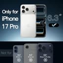 JETech Funda para iPhone 17 Pro 6,3 Pulgadas, Carcasa Anti-Amarillo Antigolpes, Anti-Arañazos Respaldo Transparente (Transparente) - 2