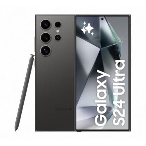 Samsung Galaxy S24 Ultra AI Smartphone, Android Mobile Phone without Contract, 12GB RAM/512GB Memory, 200MP Camera, S Pen, Long Battery Life, Titanium Black