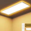 Deckenlampe LED 58CM - 24W Smart Deckenleuchte Dimmbar & Nachtlicht - Deckenleuchte Flach mit Fernbedienung - LED Panel Lampe Ultraflache Design für Wohnzimmer Schlafzimmer Küche - 1