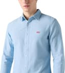 Levi's Long-Sleeve Battery Housemark Slim Camisa, Allure, M Hombre - 3