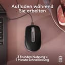 Logitech MX Anywhere 3S for Mac, kompakte kabellose Bluetooth-Maus, 8K-DPI-Abtastung auf jeder Fläche, leise Klicks, USB C, kabellose Maus für MacBook Pro, MacBook Air, iMac, iPad - Space Grau - 5