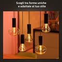 Philips Hue White and Color Ambiance, Lampadina Smart, E27, Luce bianca e Colorata, 6,5W - 4