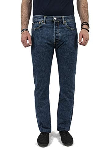 Levi's Men's 501 Original Fit V5 Jeans, Stonewash, 36W / 32L