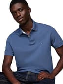 Tommy Hilfiger Polo de Manga Corta Hombre Regular Fit con Botones, Azul (Aegean Sea), XXL - 3