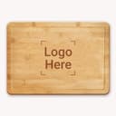 Personalised Chopping Board with Your Company or Business Logo in The Centre - 1