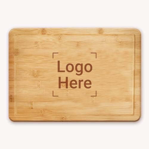 Personalised Chopping Board with Your Company or Business Logo in The Centre