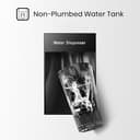 Hisense RB327N4WWE 55cm Freestanding 50/50 Fridge Freezer - 251 litre capacity - Total No Frost - Non-plumbed Water Dispenser - White - E Rated, H182.4 x W55 x D55.7 (cm) - 4