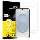 NEW'C 3 Piezas, Protector Pantalla para Samsung Galaxy S25, Cristal templado Antiarañazos, Antihuellas, Sin Burbujas, Dureza 9H, Ultra Transparente, Ultra Resistente - 1