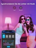 Govee Smart Glühbirne E27, WLAN LED Lampe RGBWW kompatibel mit Matter, Alexa und Google Assistant, dimmbare mit 16 Millionen DIY-Farben, 800LM, 54 Szenen, Smart Home Alexa Zubehör, 4 Stück - 6