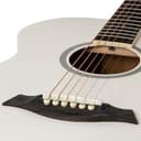 TIGER ACG1-WH Chitarra acustica Small Body con corde in acciaio per principianti - Bianco - 5