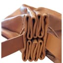 MELONI Borsa Zaino in Pelle, Artigianale, Fatta a mano, Sacca Sarda Tradizionale SA TASCA, Cuoio Naturale con Chiusura a Coulisse - 6