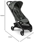Bugaboo Butterfly 2 Reisebuggy, leicht und kompakt, Handgepäckgröße, faltbarer Reise-Kinderwagen mit Liegefunktion, einhändig faltbar, großer Untergestellkorb, ab 6 Monaten bis 4 Jahre, Forest Green - 8
