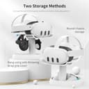 AMVR Soporte de Realidad Virtual, Accesorios de Compatible con Quest 3s, Quest 3, Auriculares Quest Pro, Meta Quest, para Quest 2, Pico 4,Rift o Rift S y Controladores táctiles - 3