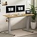 FLEXISPOT Scrivania Regolabile in Altezza 160x80 cm, Standing Desk Elettrica con Pannello Intero, Spessore 25mm, Telaio in Acciaio Massiccio a 2 Stadi, Motore Potente, Gancio Laterale - 2