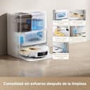 Mova P50Pro Ultra Robot Fregasuelos y Aspirador, 19000Pa Autovaciado Autolimpieza, Agua Caliente 75℃, Mopa Extensible, Navegación LDS+IA RGB, Evita Obstáculos (Iteración P10Pro) - 7